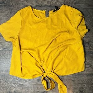 Yellow blouse from forever 21. size large